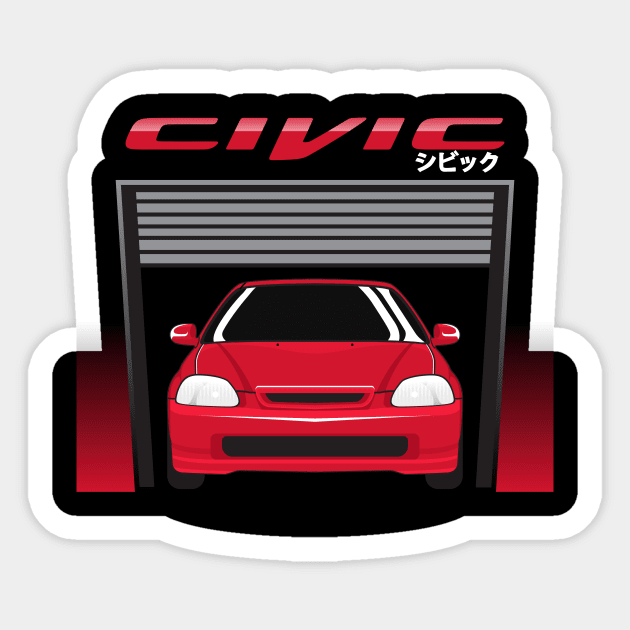 Civic Garage Sticker by masjestudio